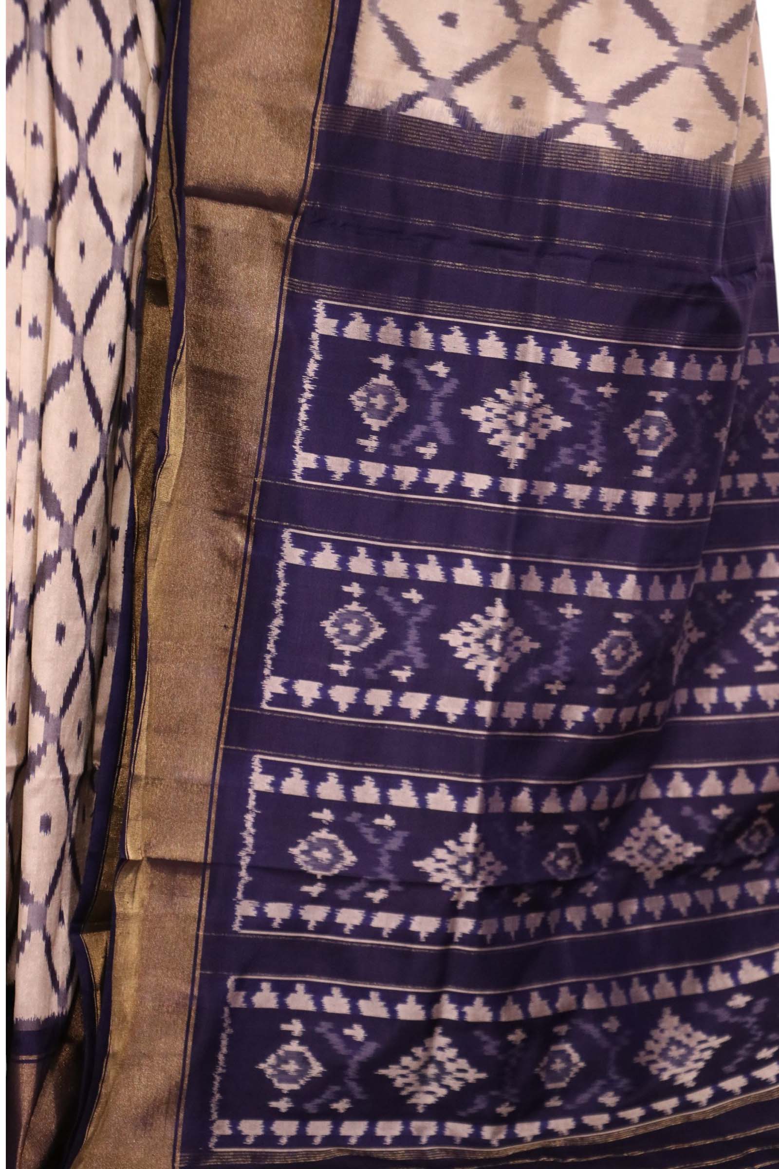 Pure Handloom Patola Ikat Silk Saree AL211716